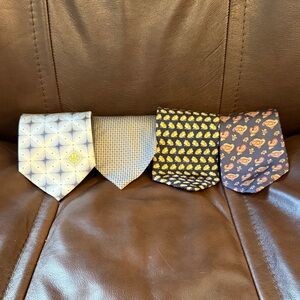 Silk Tie lot of 4 ties
